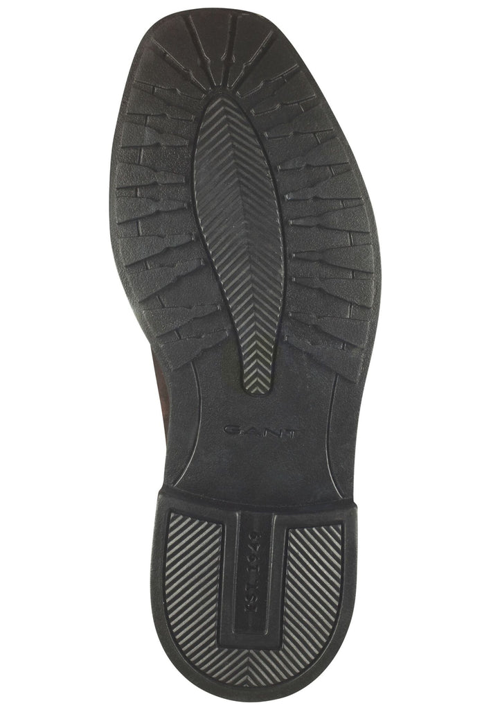 GANT Stiefelette Leder/Textil Dunkelbraun