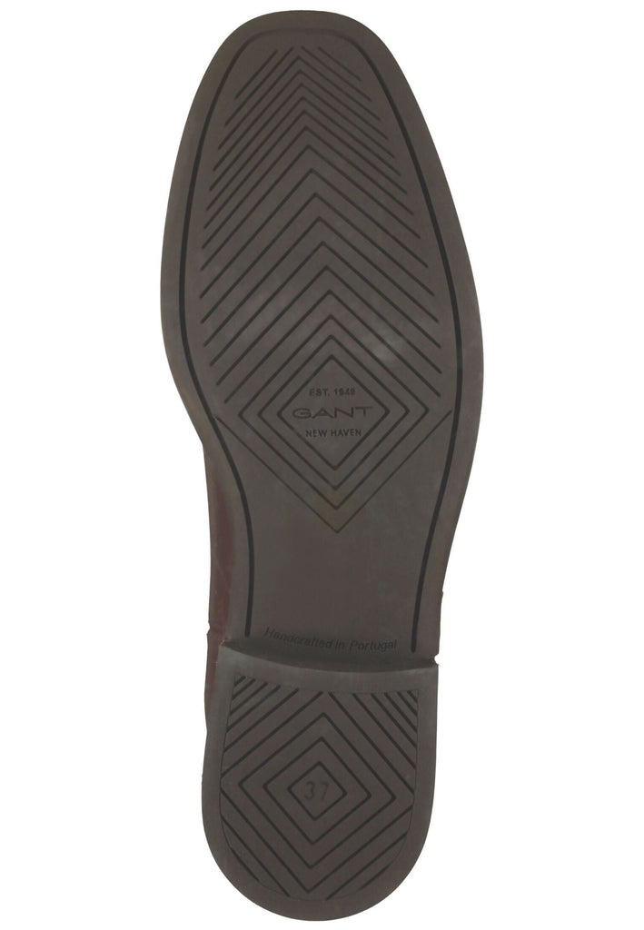 GANT Stiefelette Leder/Textil Dunkelbraun