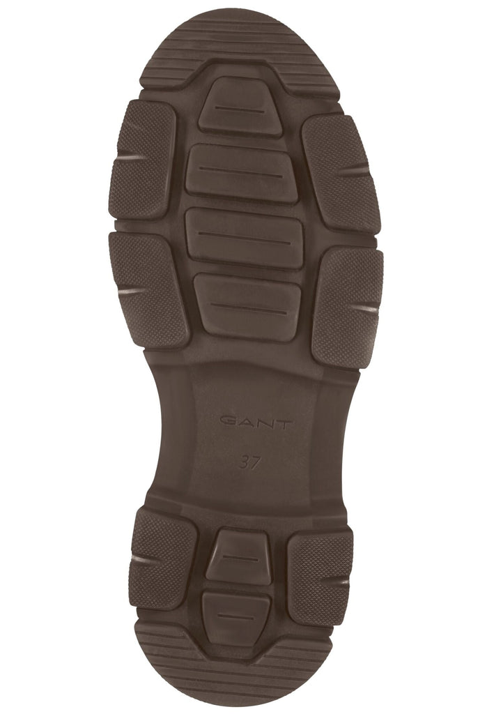 GANT Stiefelette Leder/Textil Dunkelbraun