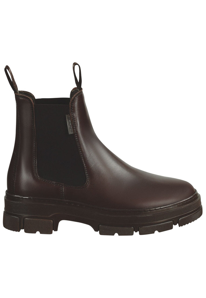GANT Stiefelette Leder/Textil Dunkelbraun
