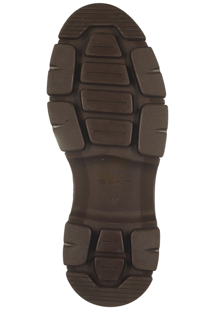 GANT Stiefelette Leder/Textil Dunkelbraun