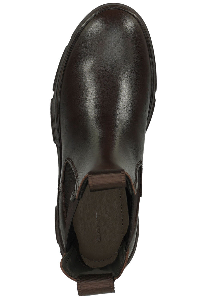 GANT Stiefelette Leder/Textil Dunkelbraun