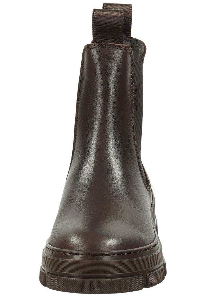 GANT Stiefelette Leder/Textil Dunkelbraun