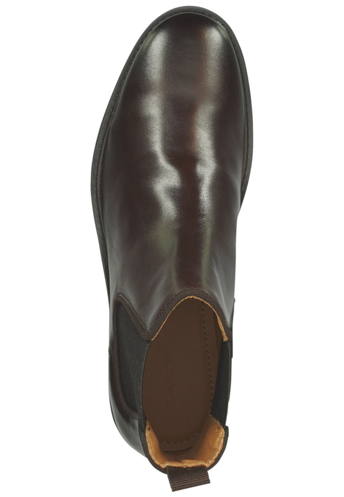 GANT Stiefelette Leder/Textil Dunkelbraun