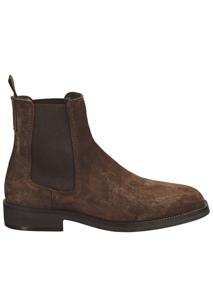 GANT Stiefelette Leder/Textil Dunkelbraun