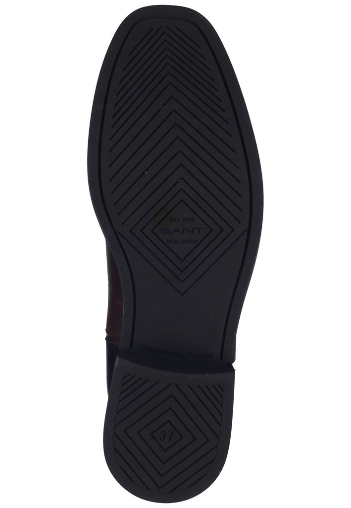 GANT Stiefelette Leder/Textil Dunkelbraun