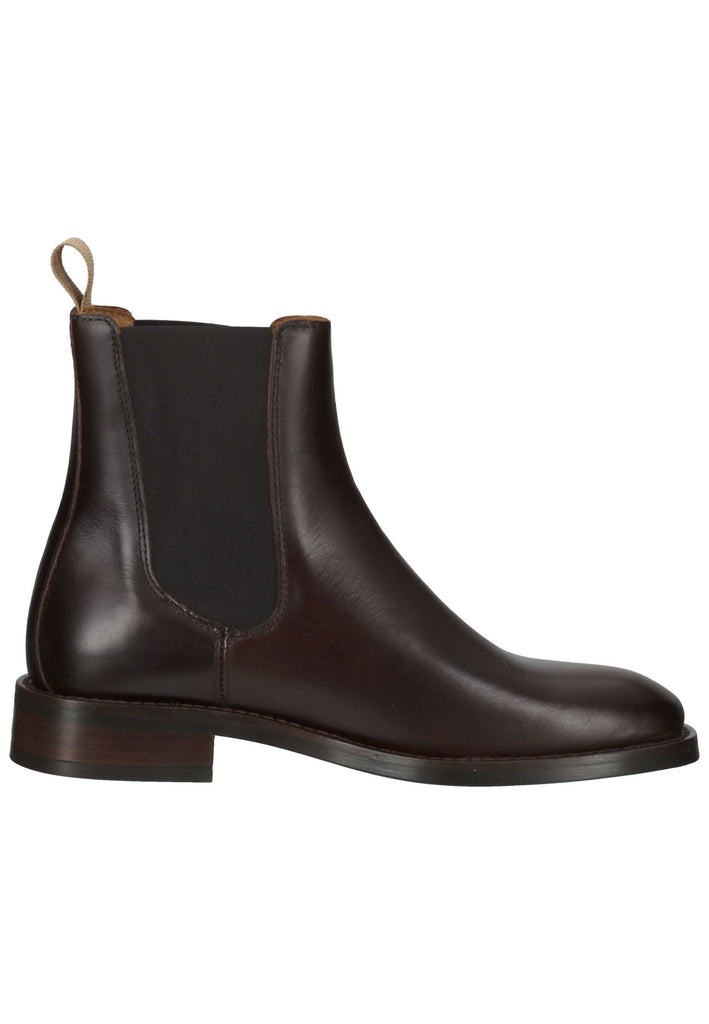 GANT Stiefelette Leder/Textil Dunkelbraun