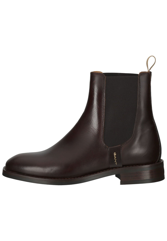 GANT Stiefelette Leder/Textil Dunkelbraun