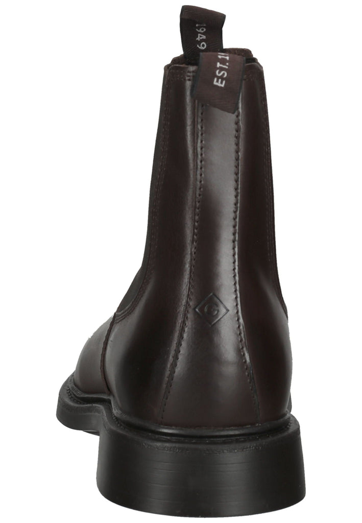 GANT Stiefelette Leder/Textil Dunkelbraun