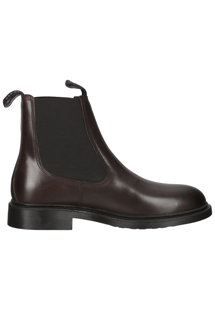 GANT Stiefelette Leder/Textil Dunkelbraun