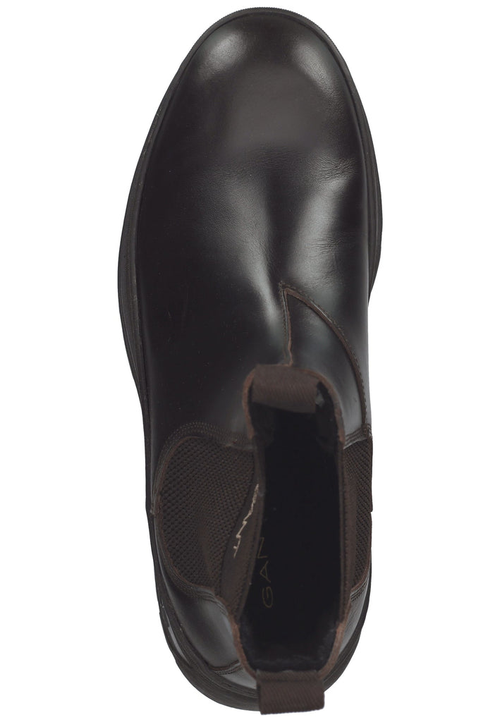 GANT Stiefelette Leder/Textil Dunkelbraun