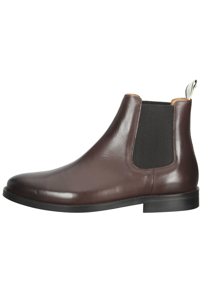 GANT Stiefelette Leder/Textil Dunkelbraun