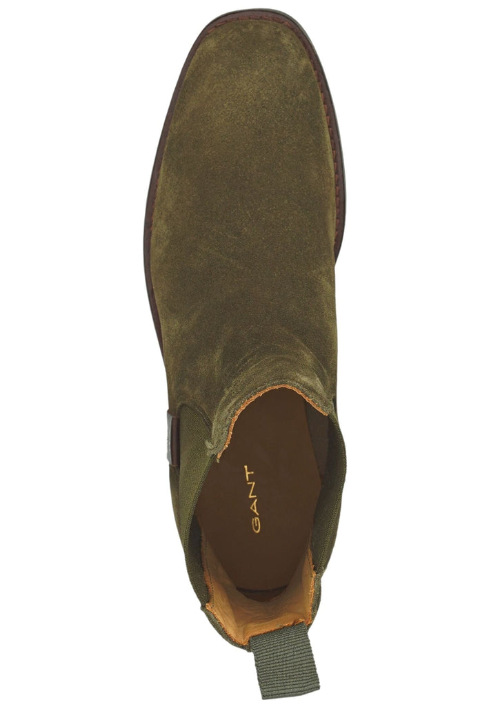 GANT Stiefelette Leder/Textil Dunkelgrün