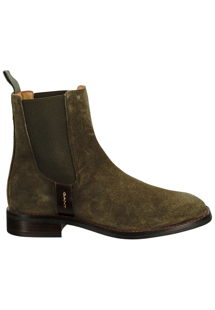 GANT Stiefelette Leder/Textil Dunkelgrün