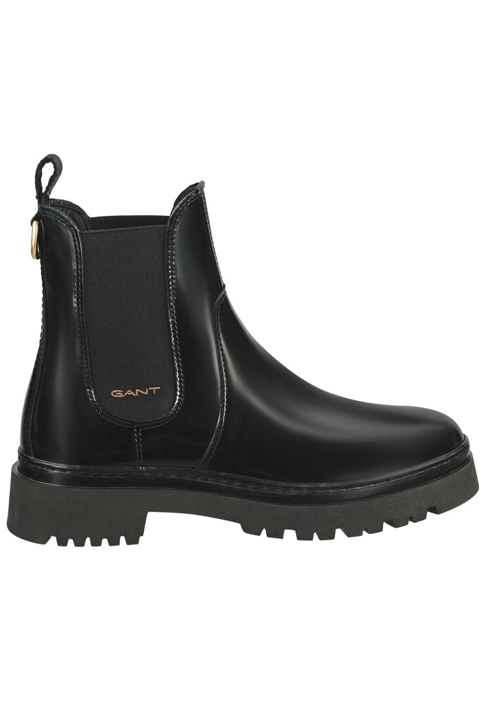 GANT Stiefelette Leder/Textil Schwarz