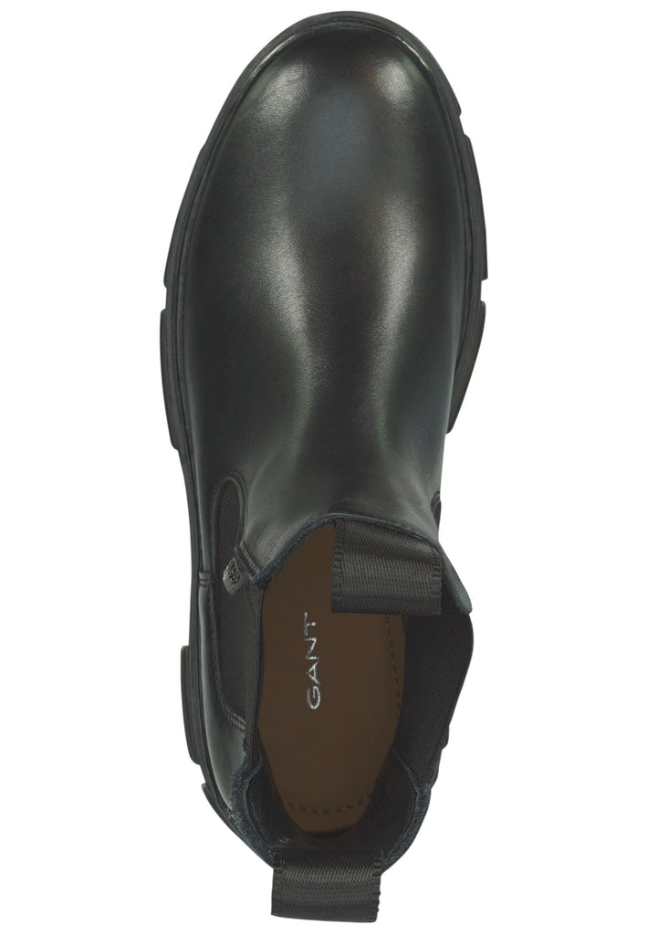 GANT Stiefelette Leder/Textil Schwarz