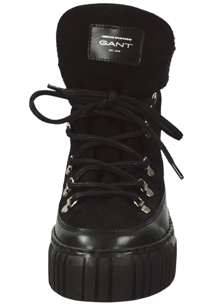 GANT Stiefelette Leder/Textil Schwarz