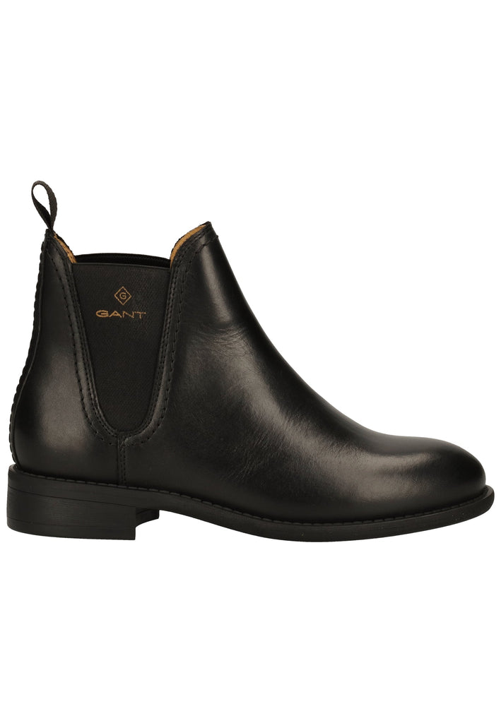 GANT Stiefelette Leder/Textil Schwarz