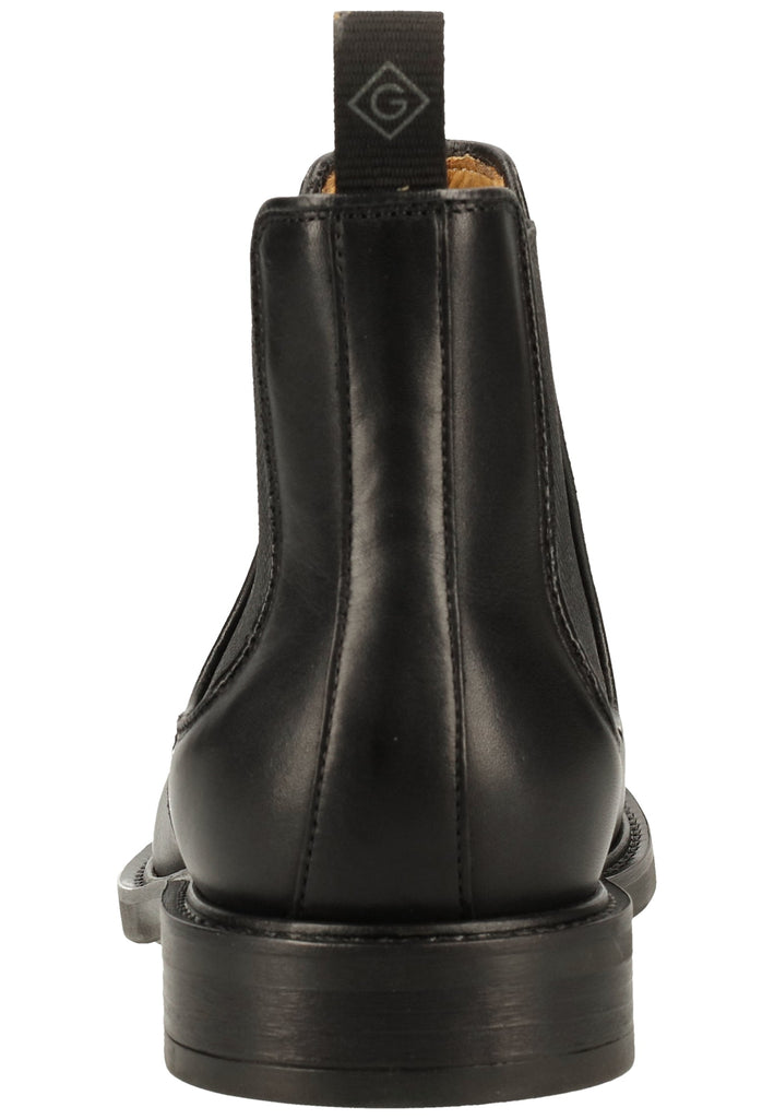 GANT Stiefelette Leder/Textil Schwarz