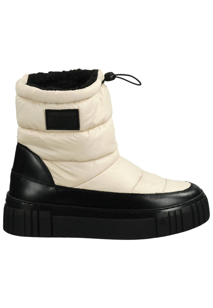 GANT Stiefelette Leder/Textil Schwarz/Beige