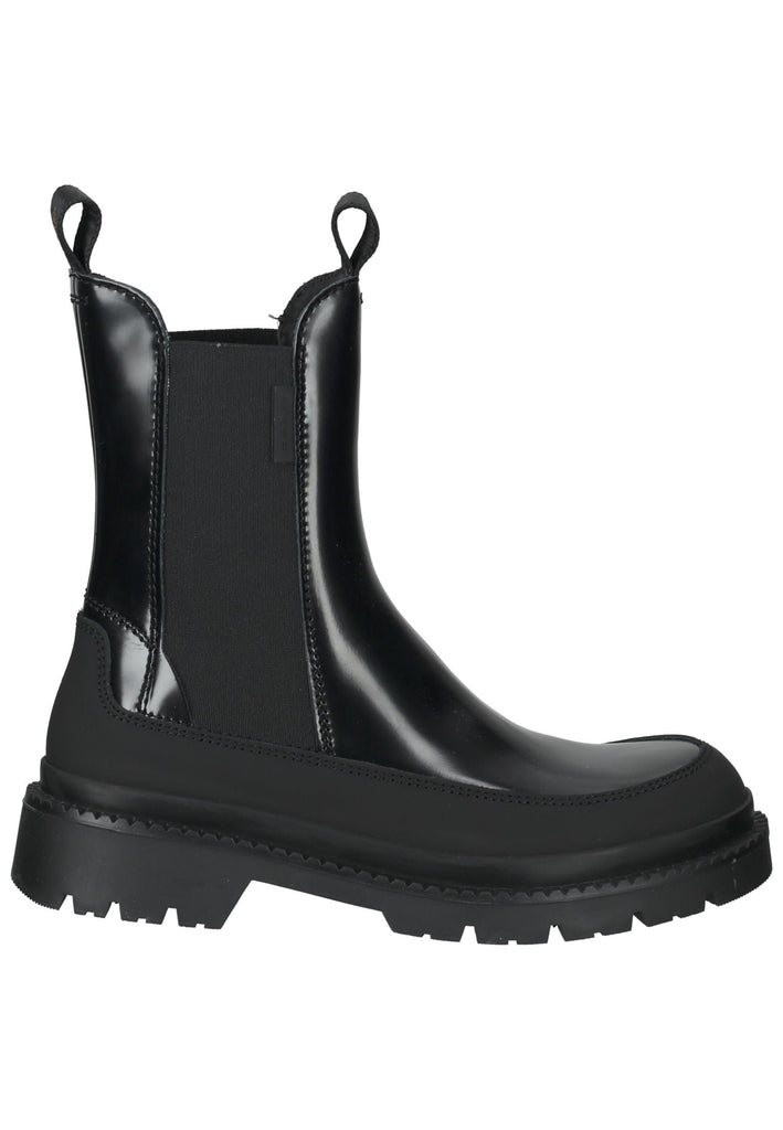 GANT Stiefelette Leder/Textil Schwarz Lack