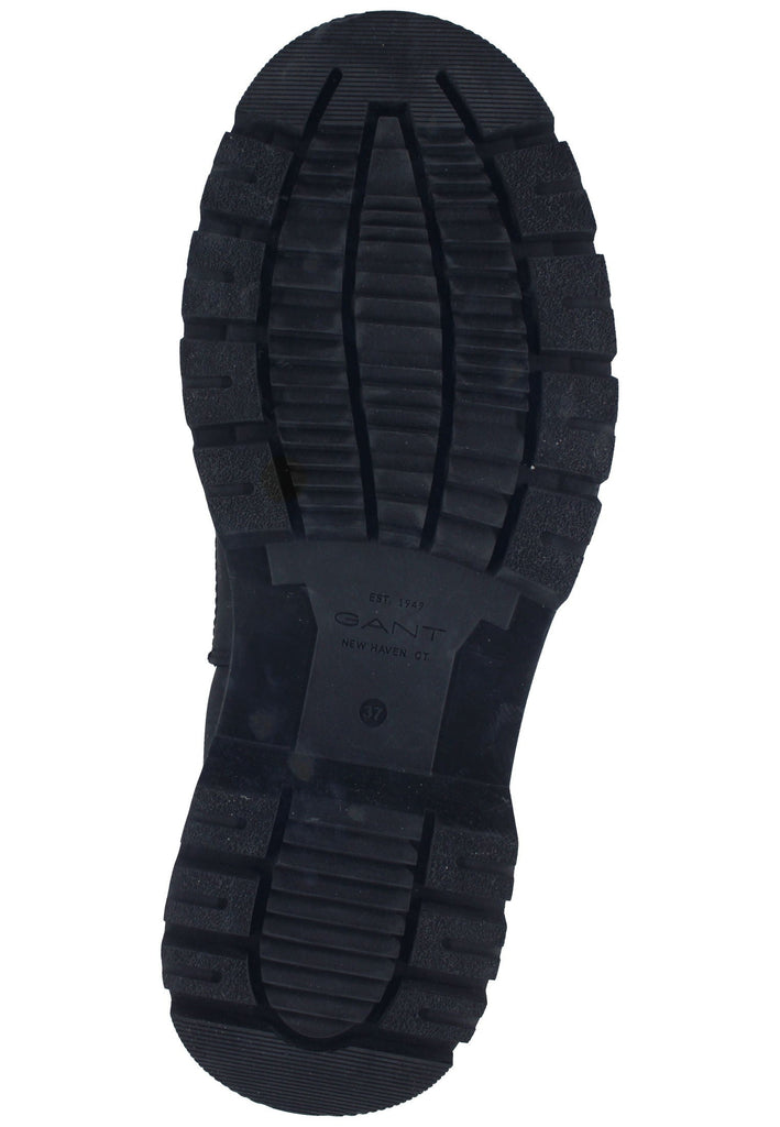 GANT Stiefelette Leder/Textil Schwarz Lack