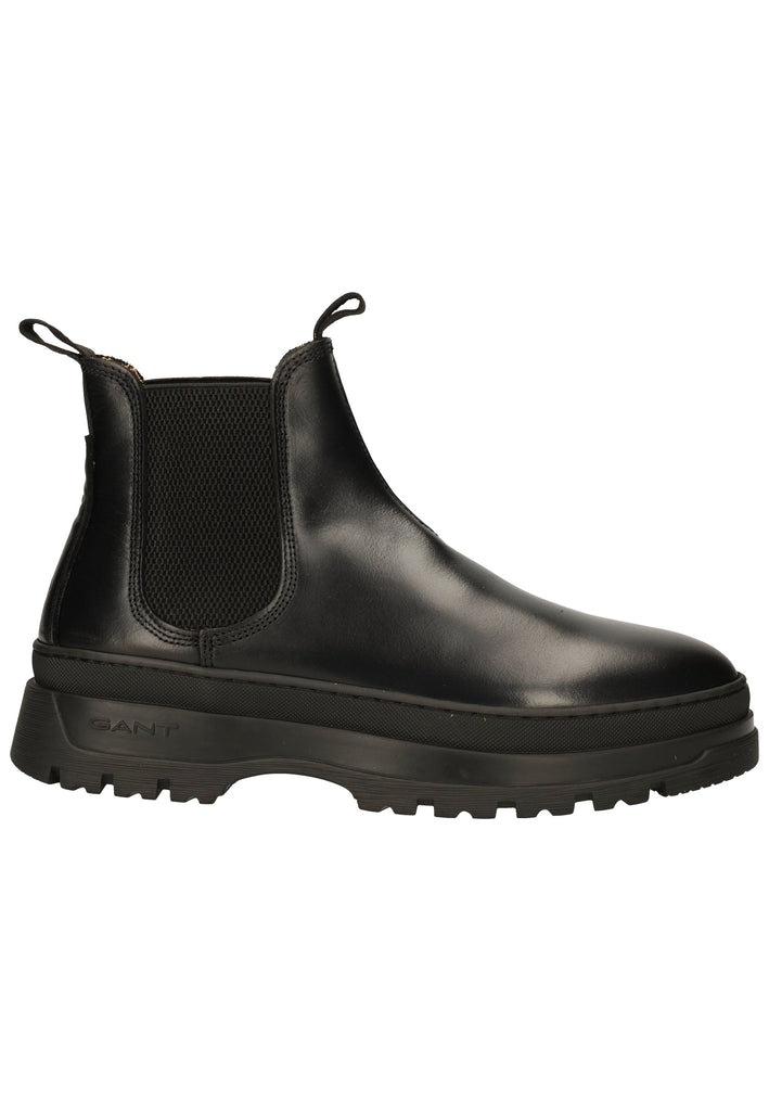 GANT Stiefelette Leder/Textil Schwarz Warmfutter