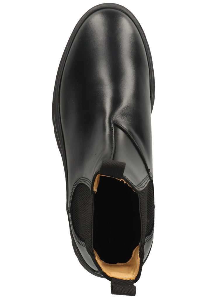 GANT Stiefelette Leder/Textil Schwarz Warmfutter