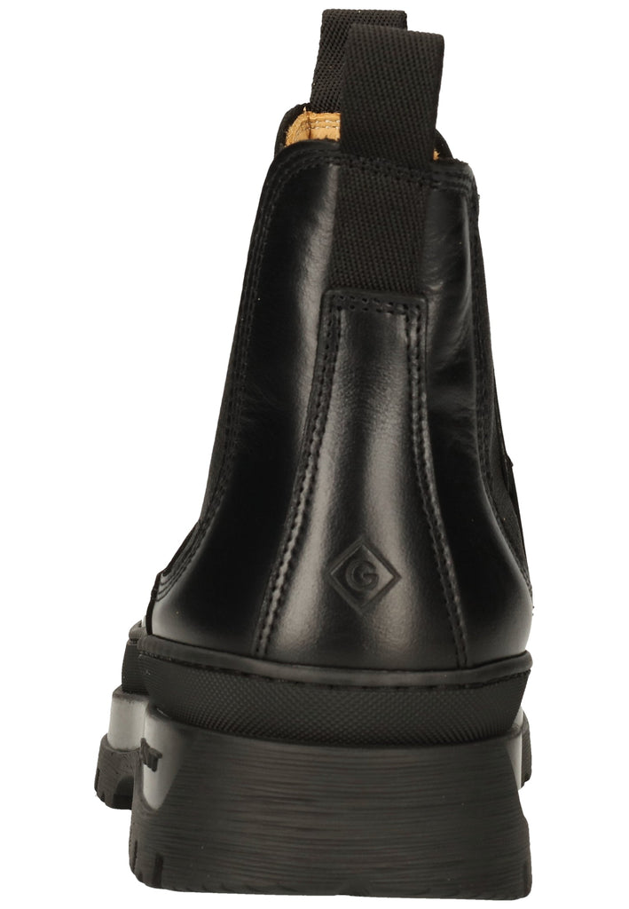 GANT Stiefelette Leder/Textil Schwarz Warmfutter
