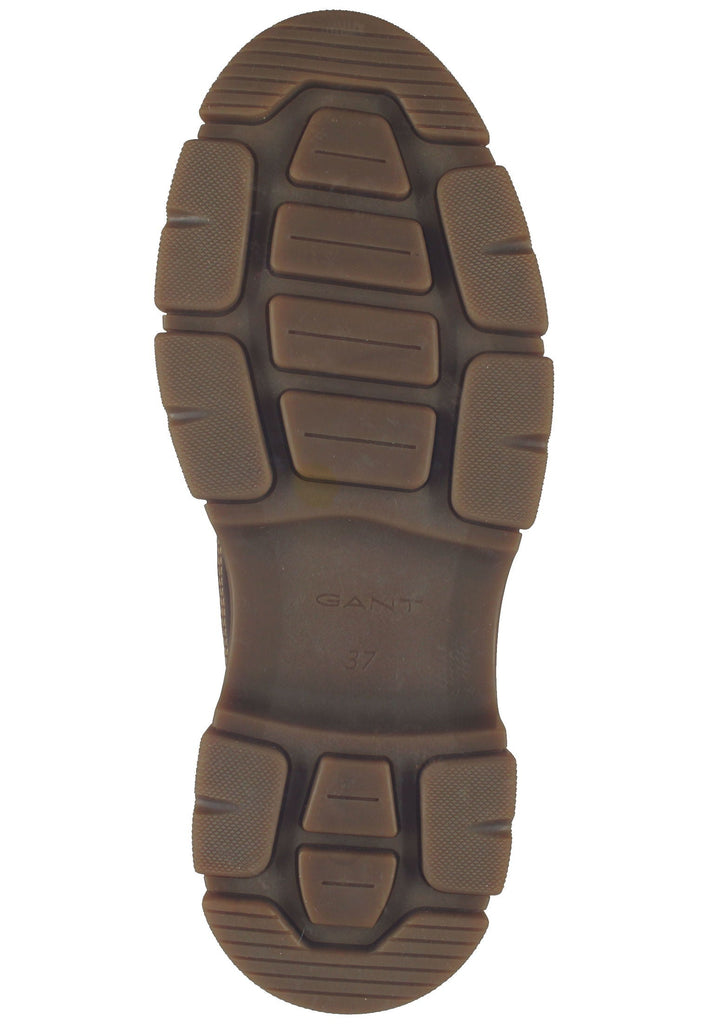 GANT Stiefelette Lederimitat/Nylon Dunkelbraun/Beige