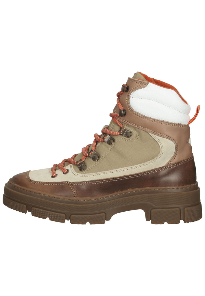 GANT Stiefelette Lederimitat/Nylon Dunkelbraun/Beige