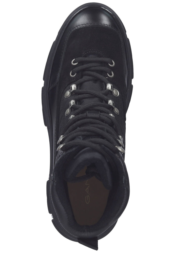 GANT Stiefelette Lederimitat/Nylon Schwarz