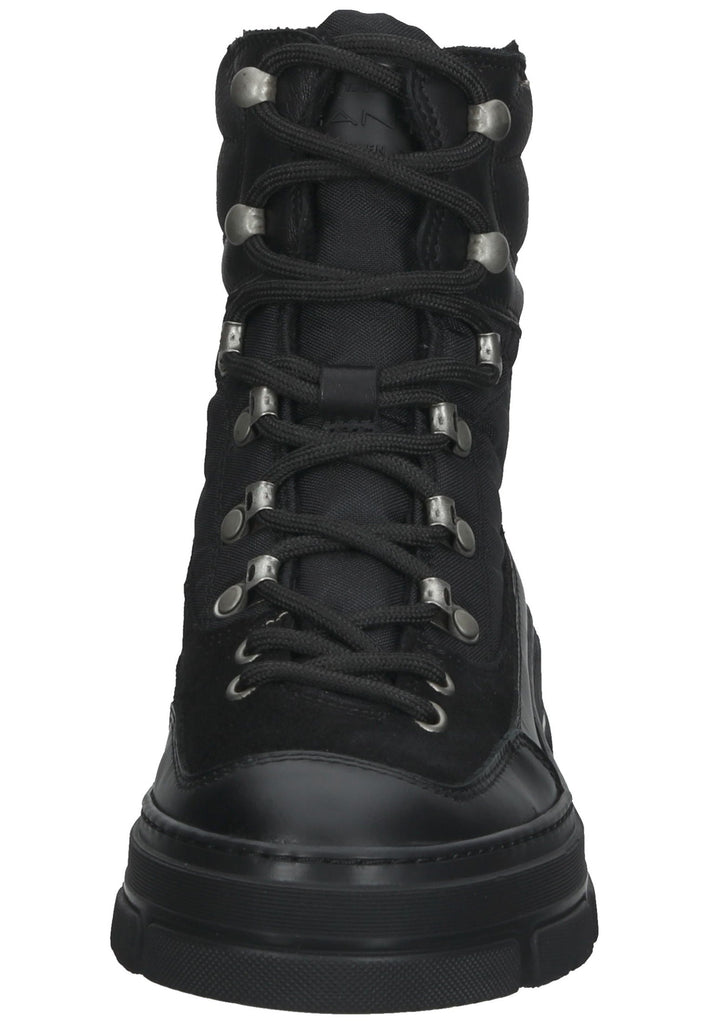GANT Stiefelette Lederimitat/Nylon Schwarz