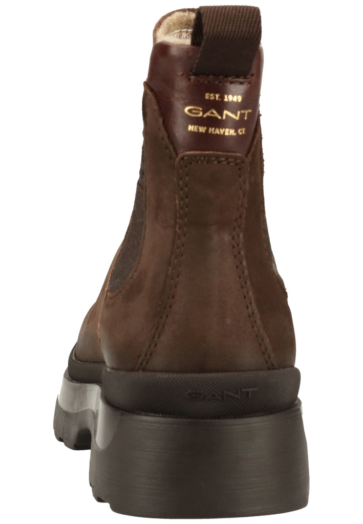 GANT Stiefelette Nubukleder Dunkelbraun