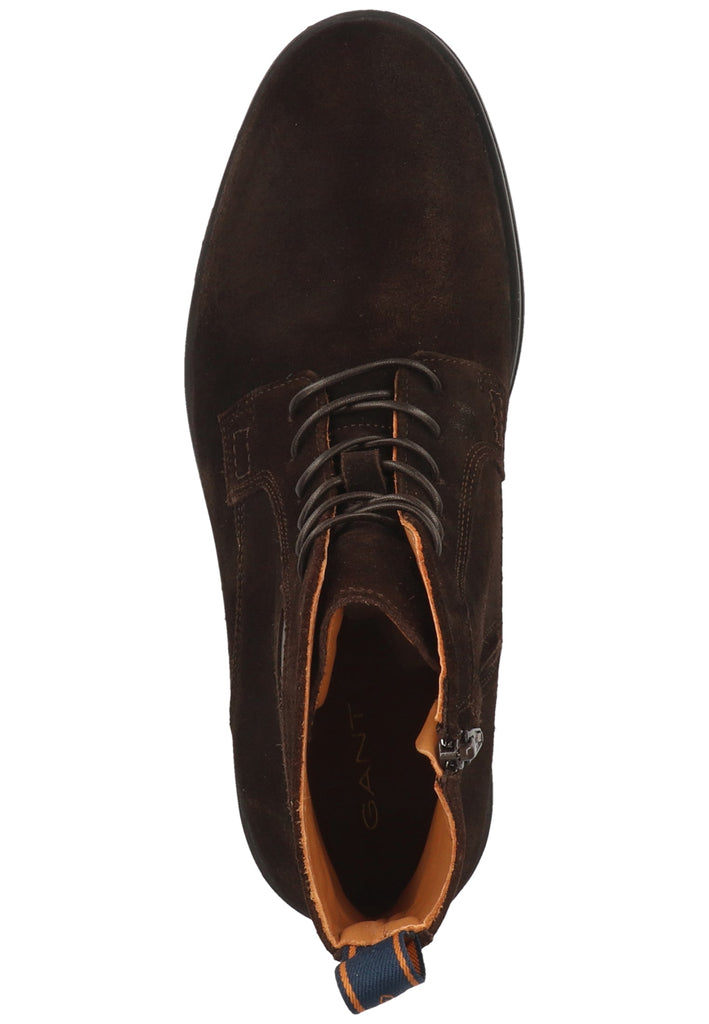 GANT Stiefelette Nubukleder Dunkelbraun