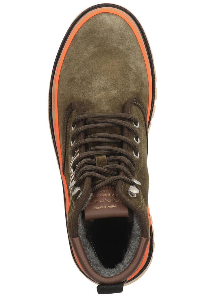 GANT Stiefelette Nubukleder Olive