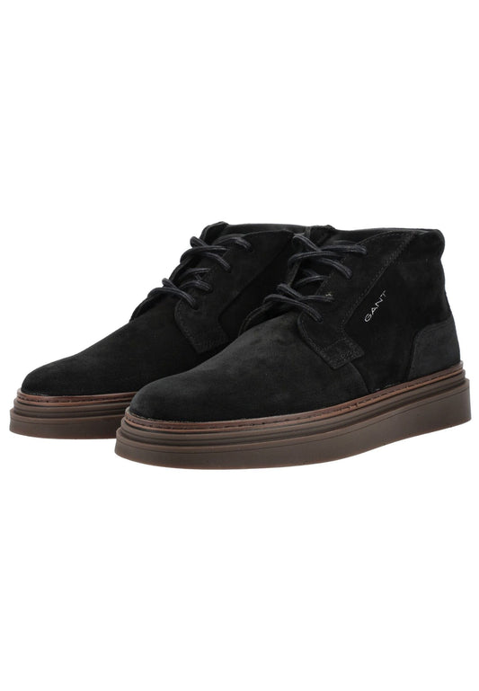 GANT Stiefelette Nubukleder Schwarz