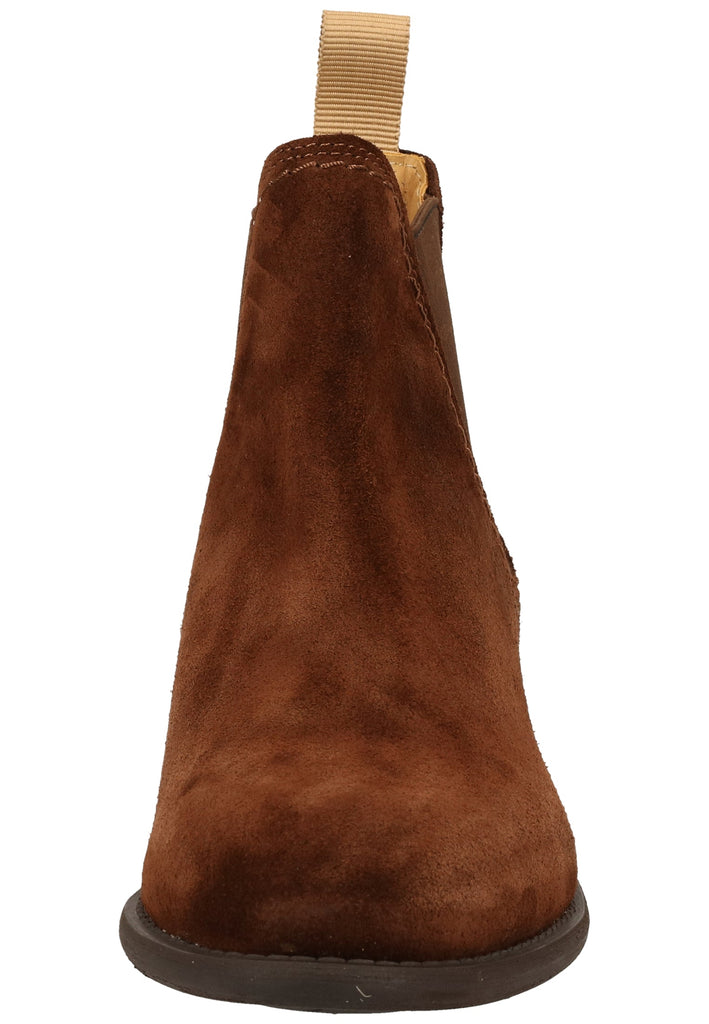 GANT Stiefelette Nubukleder/Textil Dunkelbraun