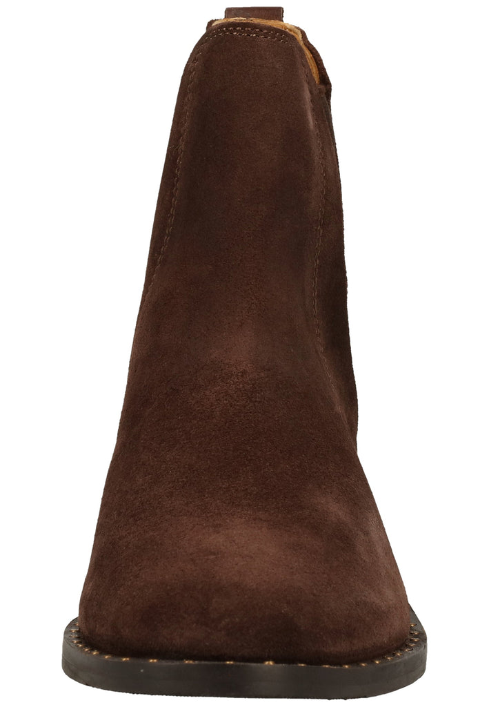 GANT Stiefelette Nubukleder/Textil Dunkelbraun