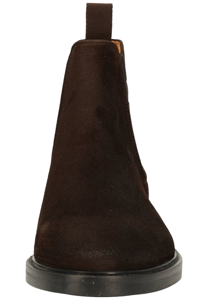GANT Stiefelette Nubukleder/Textil Dunkelbraun