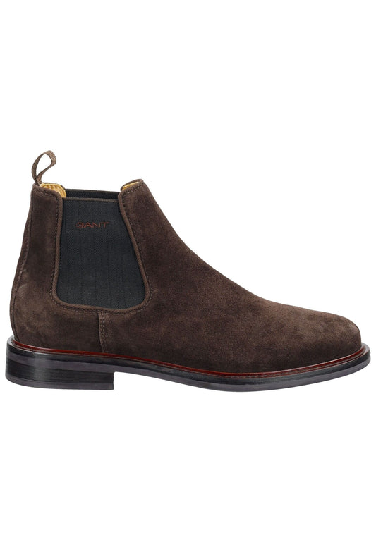 GANT Stiefelette Nubukleder/Textil Espresso