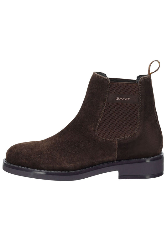 GANT Stiefelette Nubukleder/Textil Espresso