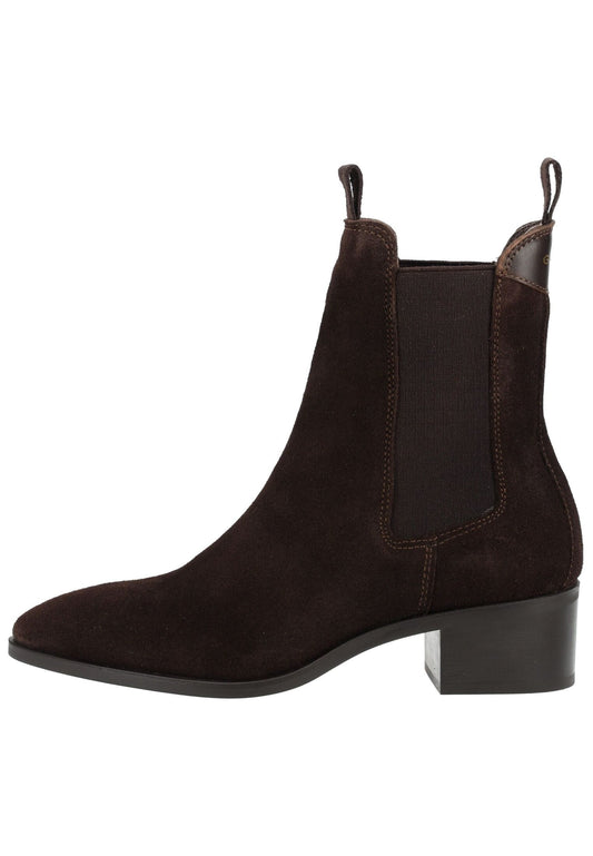 GANT Stiefelette Nubukleder/Textil Espresso