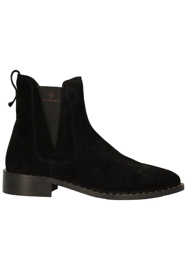 GANT Stiefelette Nubukleder/Textil Schwarz
