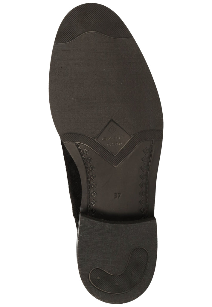 GANT Stiefelette Nubukleder/Textil Schwarz