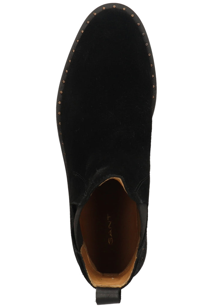 GANT Stiefelette Nubukleder/Textil Schwarz