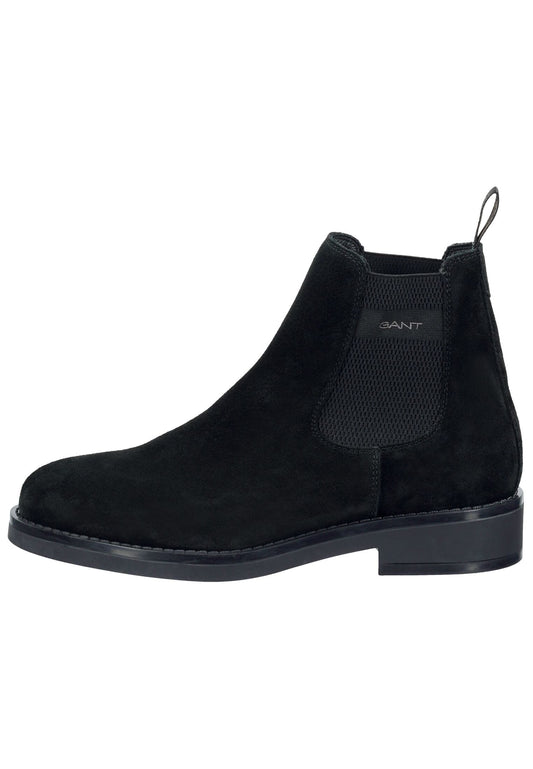 GANT Stiefelette Nubukleder/Textil Schwarz