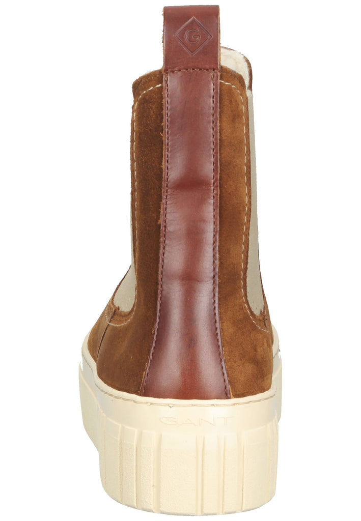 GANT Stiefelette Veloursleder Cognac