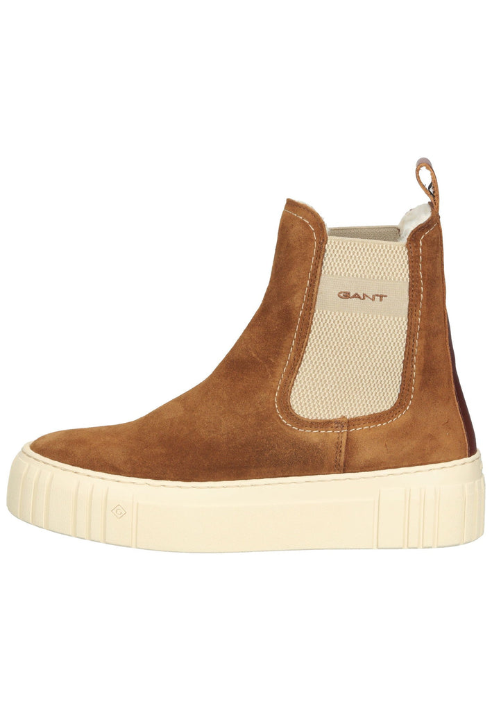 GANT Stiefelette Veloursleder Cognac