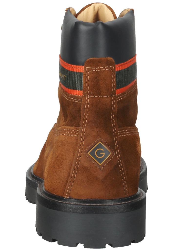 GANT Stiefelette Veloursleder Cognac